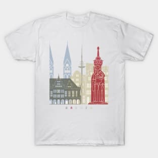 Bremen skyline poster T-Shirt